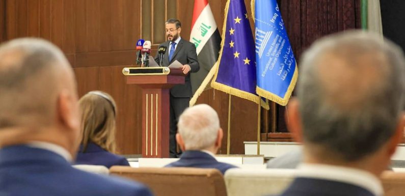 At the Bologna Track Conference, the Minister of Education announces the success of the decision to implement it in technical specializations and the readiness of universities to adopt it in engineering and science. The European Union and UNESCO delegation describe the decision as the main path for educational reform in Iraq.