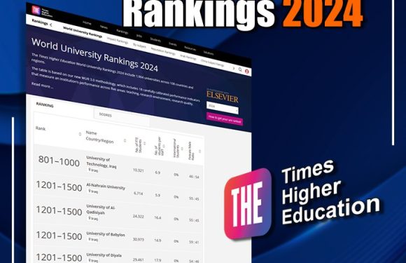 في تصنيف التايمز العالمي .. ثلاث عشرة جامعة تحقق نتائج تنافسية للعام 2024 .. والعراق يحقق المرتبة 37 عالميا