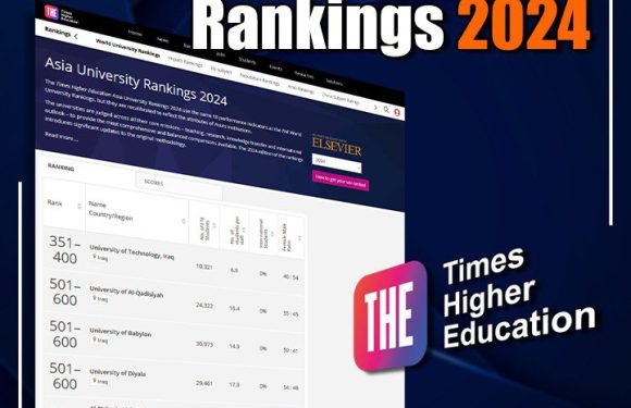 ثلاث عشرة جامعة عراقية في تصنيف التايمز (Asia University Rankings 2024)
